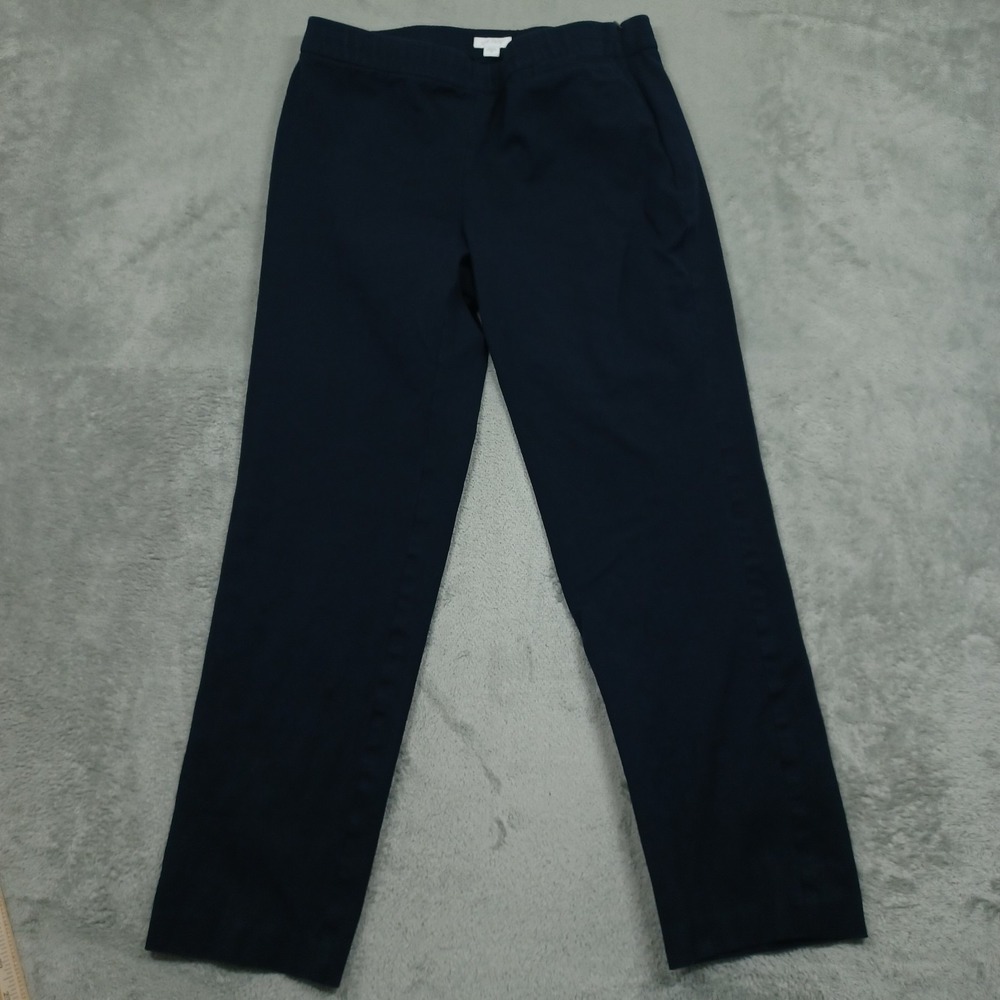 J‎ Jill Pants Womens 10 Blue Precision Stretch Preppy Casual